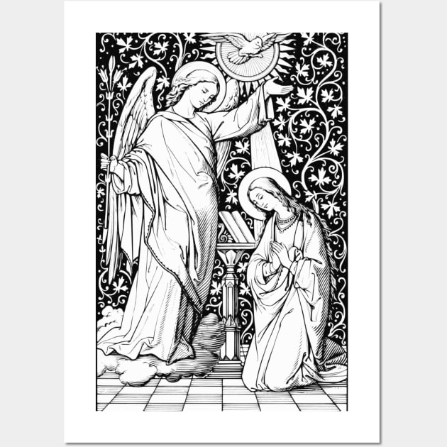 Annunciation to the Blessed Virgin Mary Wall Art by Beltschazar